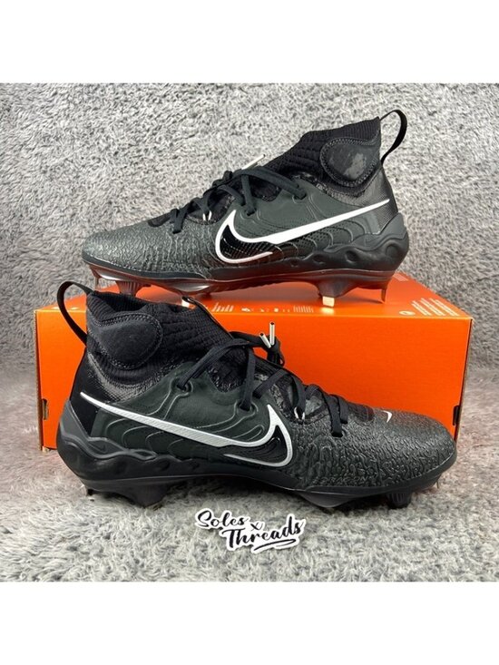 Nike Alpha Huarache NXT Baseball Metal Size 11.5 Men Black Smoke Grey DJ6517-010 main image 5